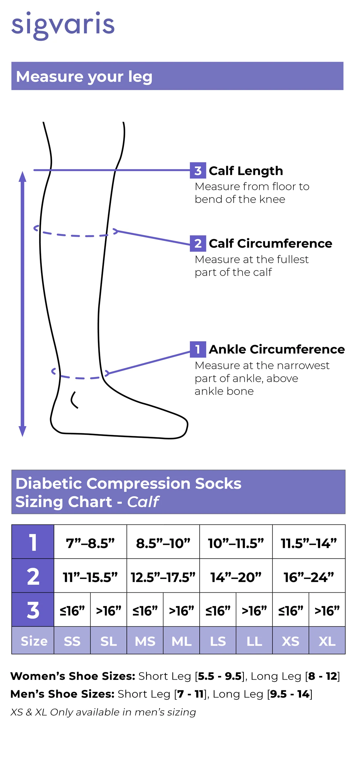 Men's Diabetic Compression Calf Socks - Image 3
