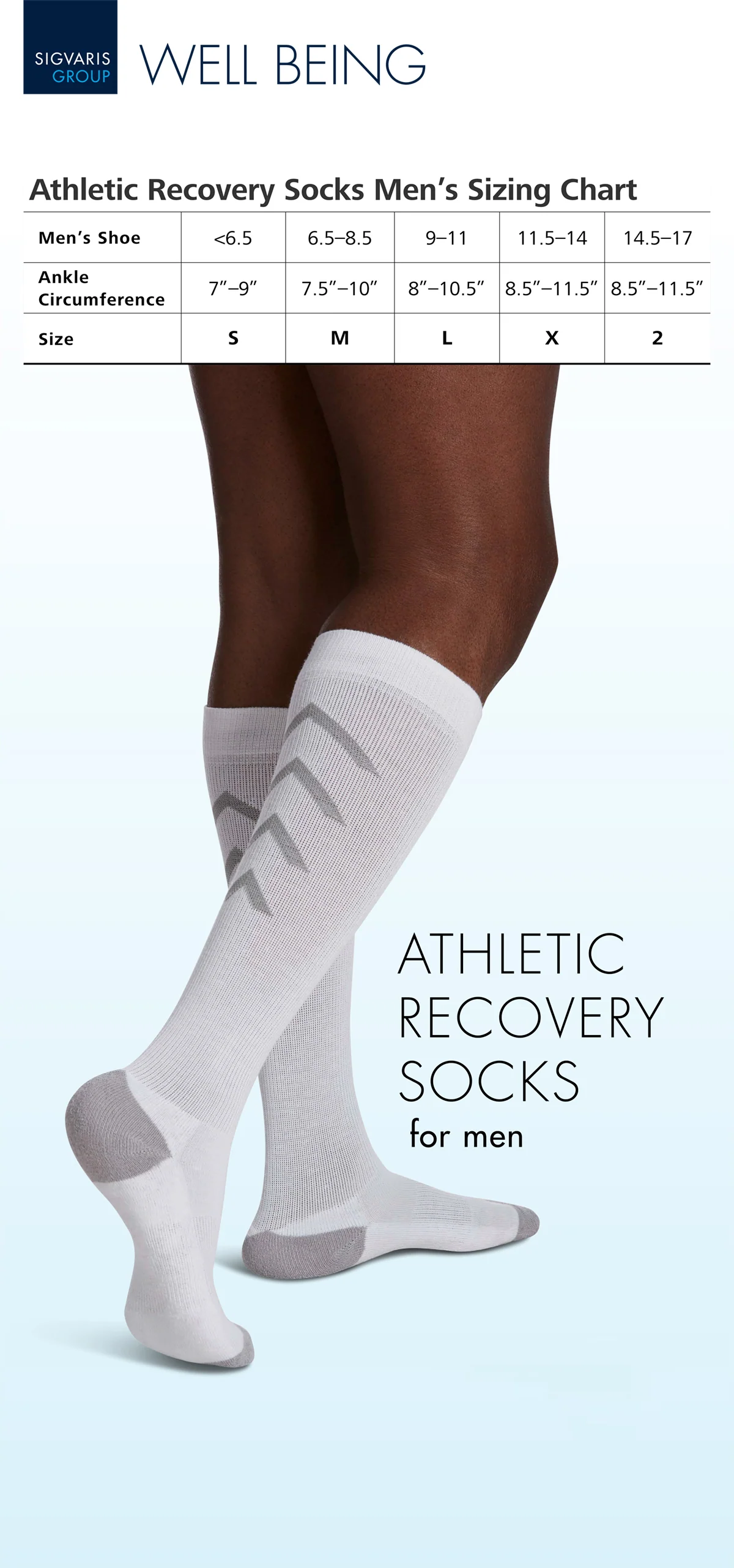 Men's Athletic Recovery Calf Sock - Image 4
