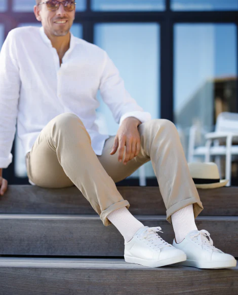 Men's Motion Cushioned Cotton Calf - Image 3