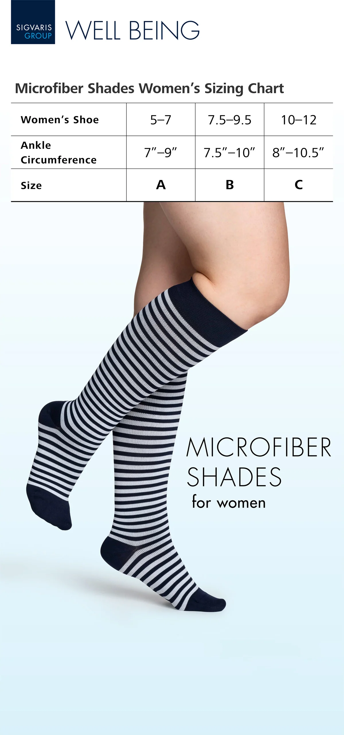 Women's Microfiber Shades Breast Cancer Awareness Sock - Image 3