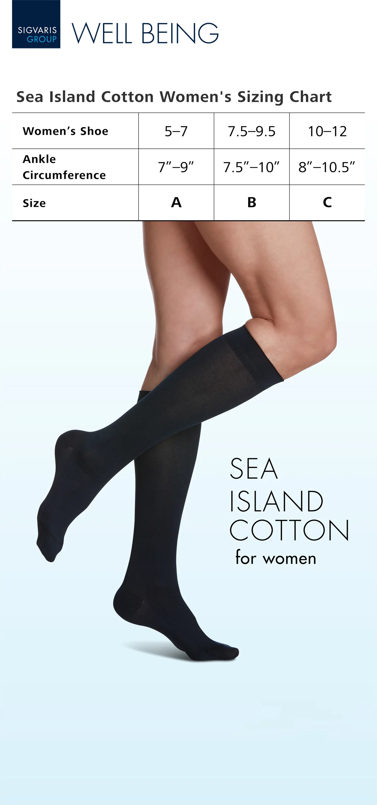 Women's Sea Island Cotton Calf - Image 4