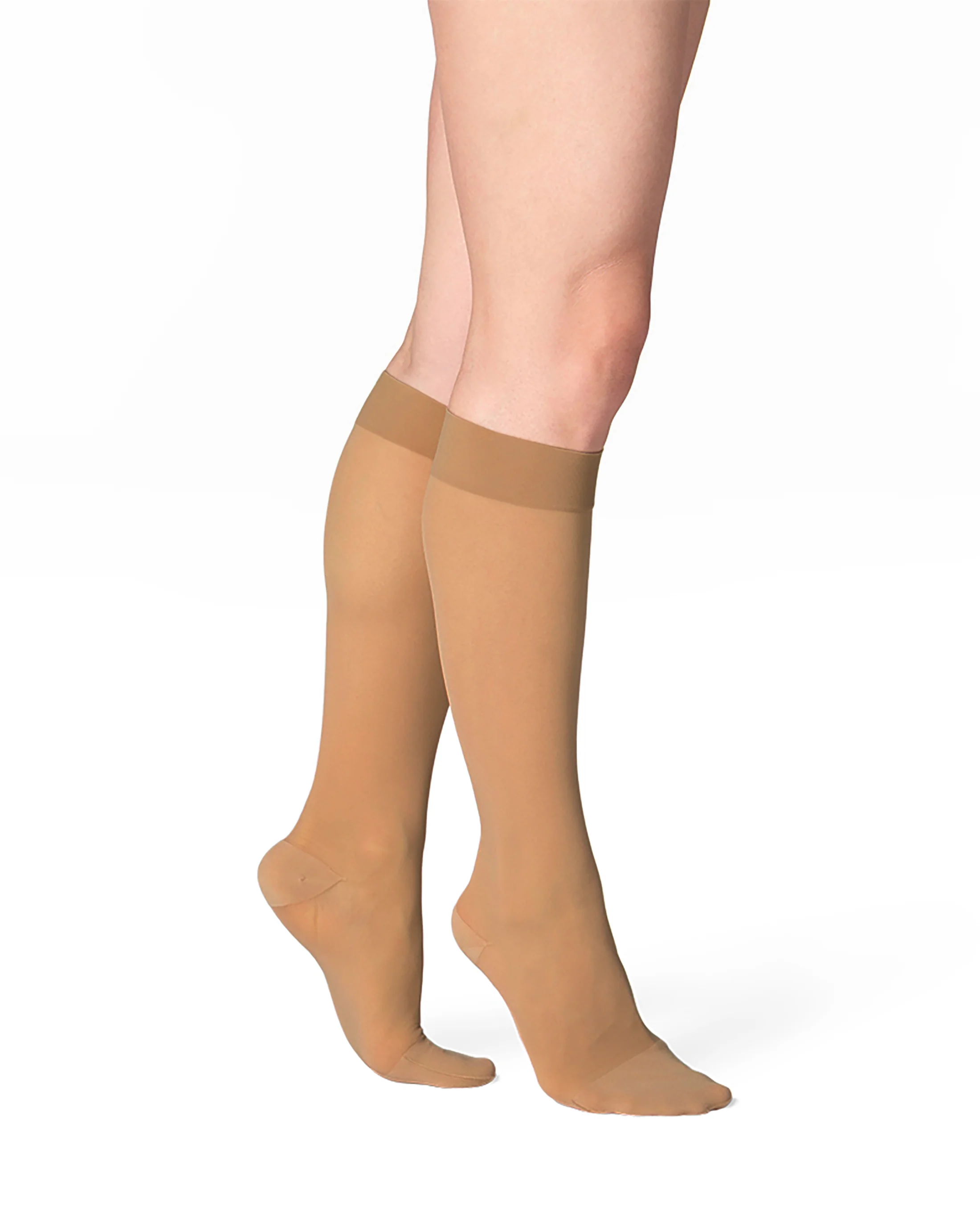 Women's Style Sheer Calf Compression Stockings - Image 6