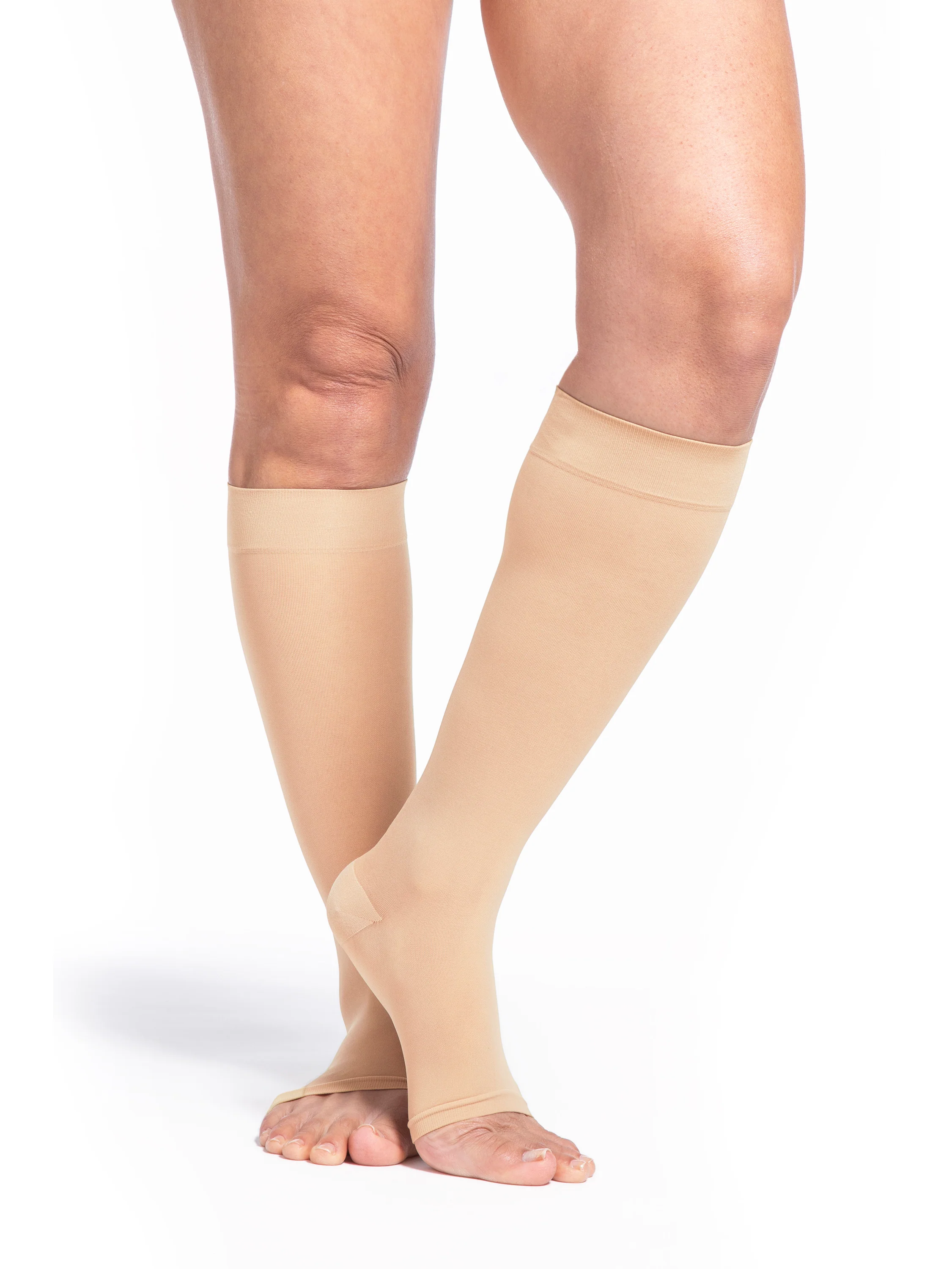 Women's Style Sheer Calf Open-Toe 20-30mmHg - Image 7