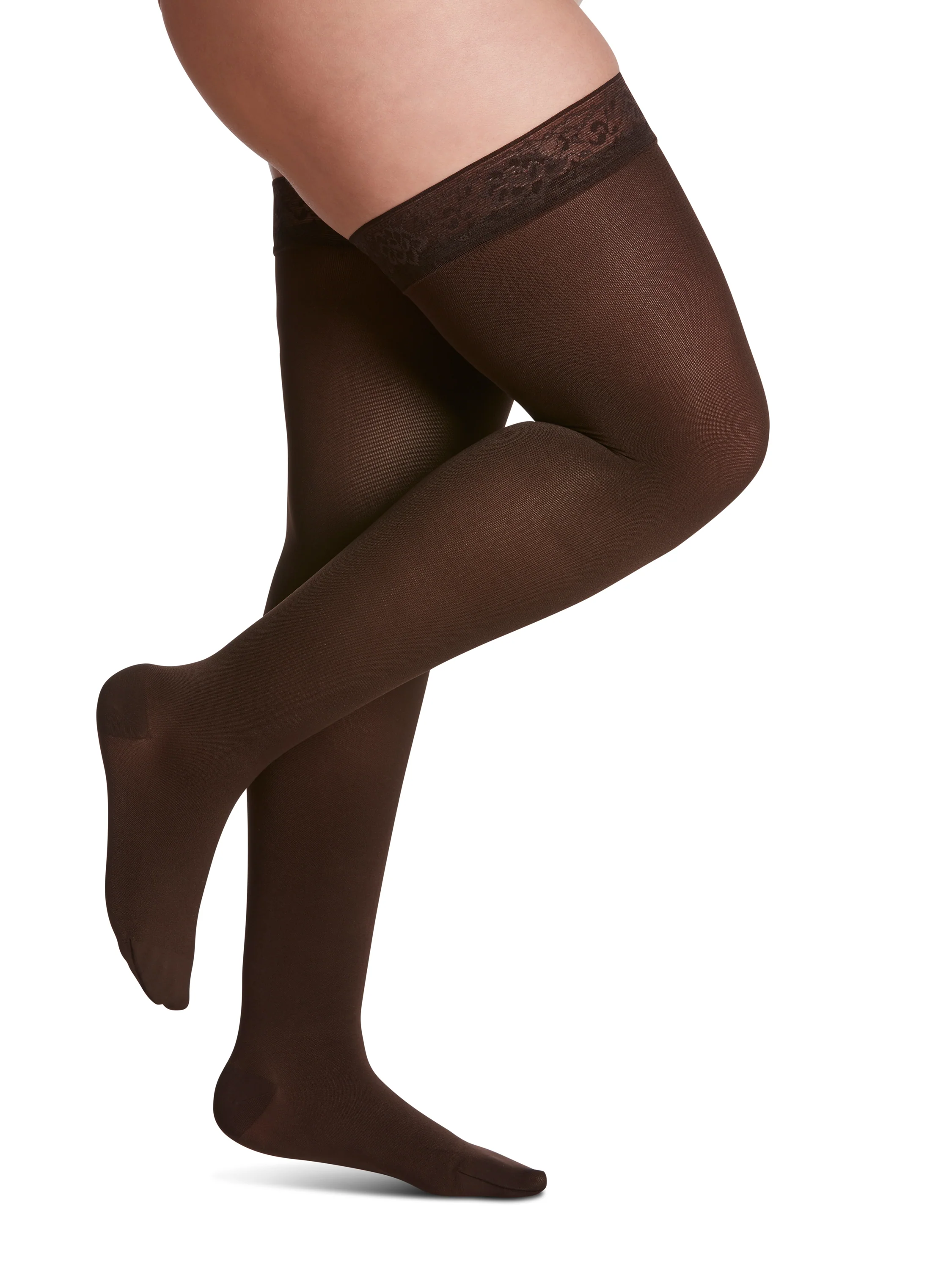 Women's Style Soft Opaque Thigh-High 20-30mmHg - Image 8